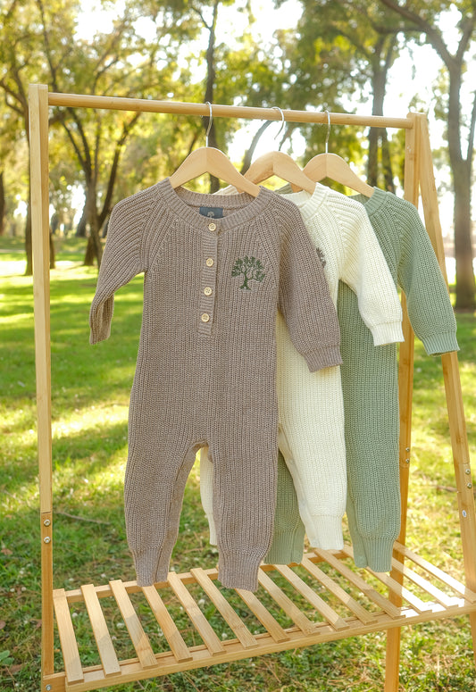 Hebe Baby EcoTree  Knitted Romper