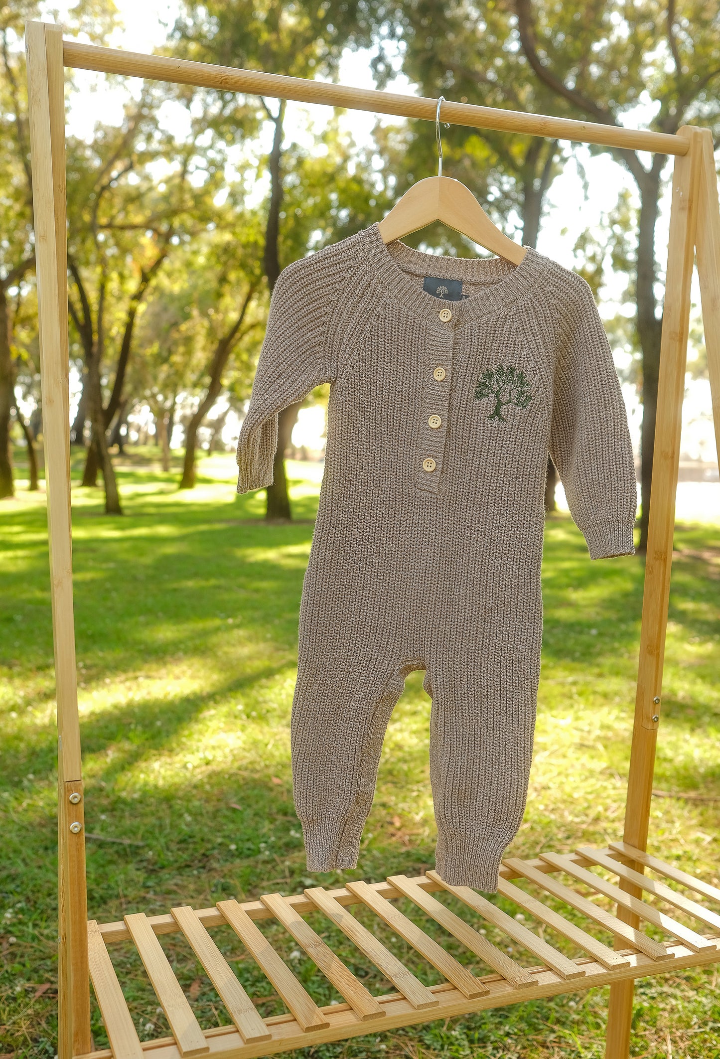 Hebe Baby EcoTree  Knitted Romper