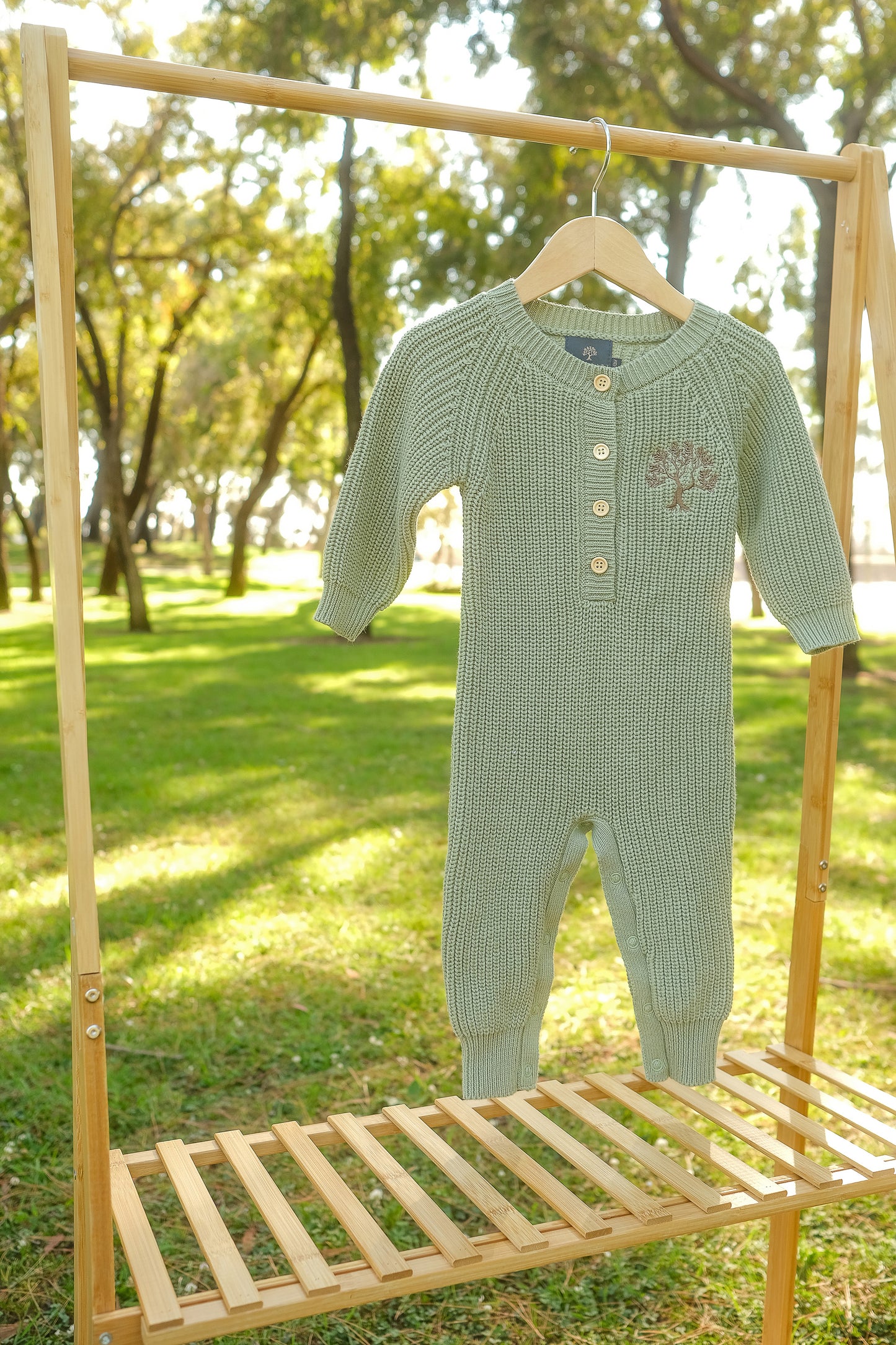 Hebe Baby EcoTree  Knitted Romper