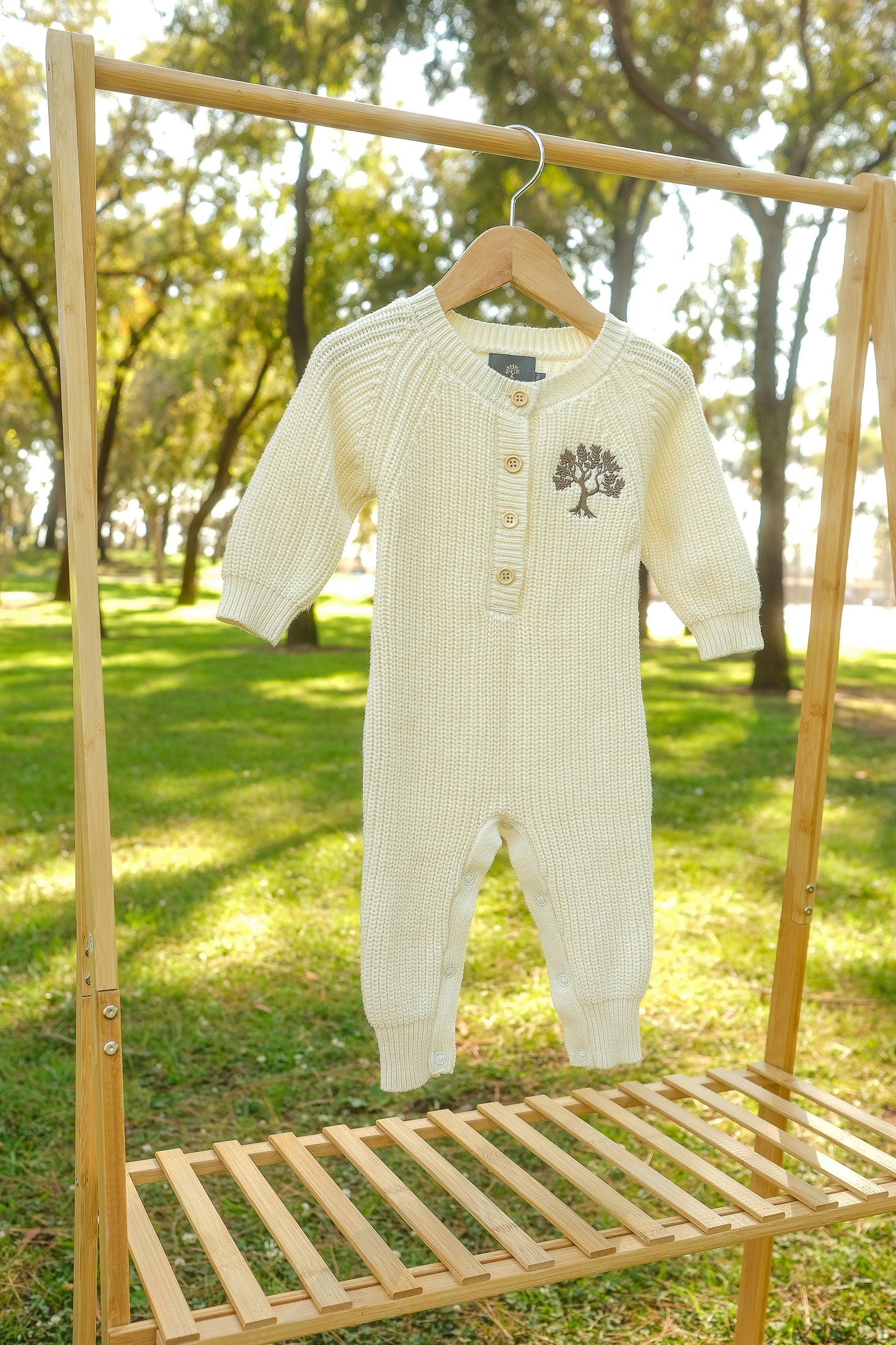 Hebe Baby EcoTree  Knitted Romper